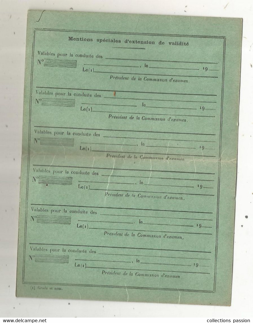 MILITARIA, Brevet Miltaire , 1940, 3 Scans - Documents