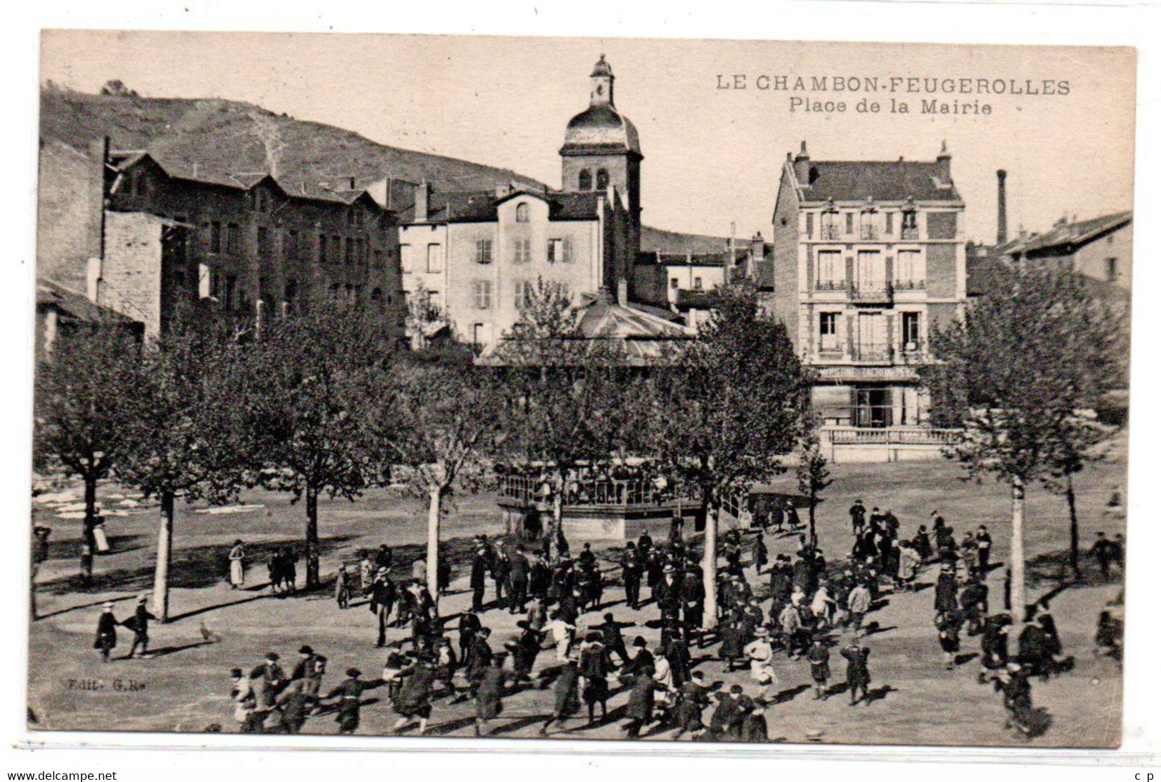 Le Chambon Feugerolles - Place De La Mairie   - CPA°Rn - Le Chambon Feugerolles