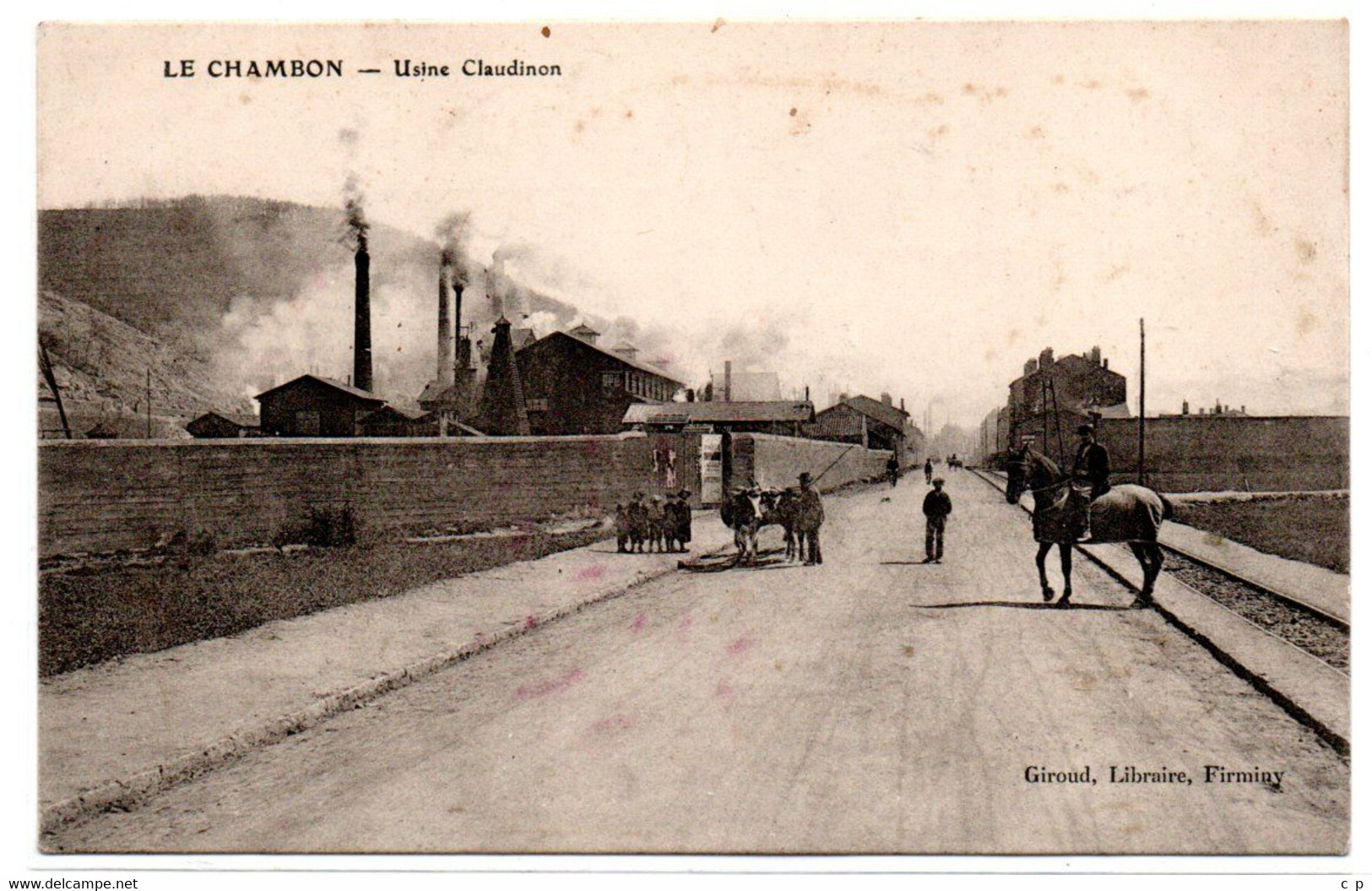 Le Chambon Feugerolles - Usine Claudinon  - CPA°Rn - Le Chambon Feugerolles