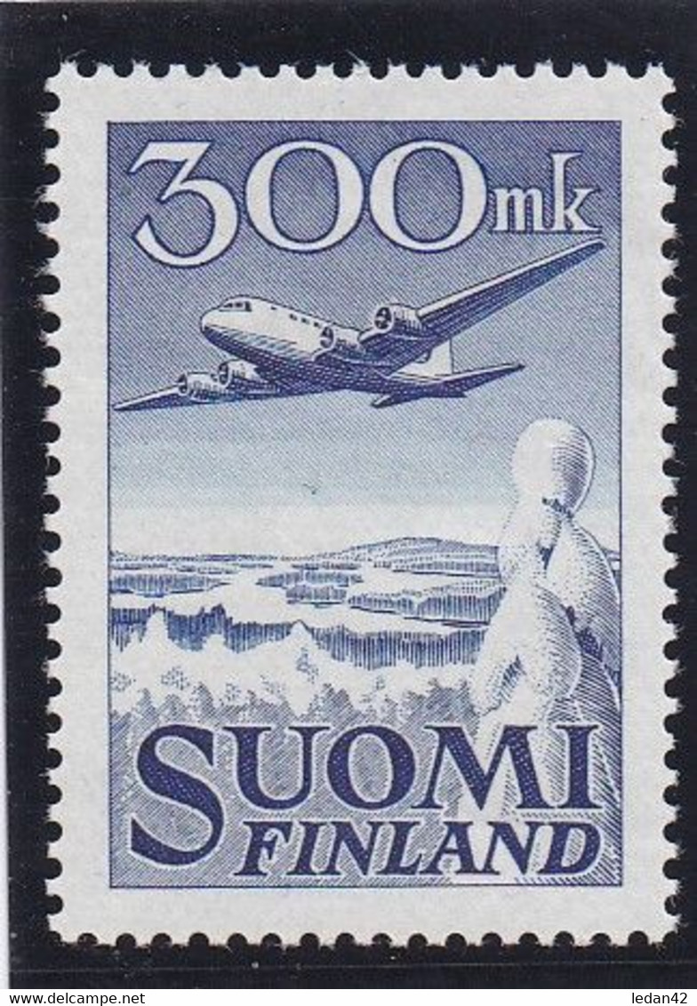 Finlande 1950,  Cat. Yvert PA3 ** - Nuevos