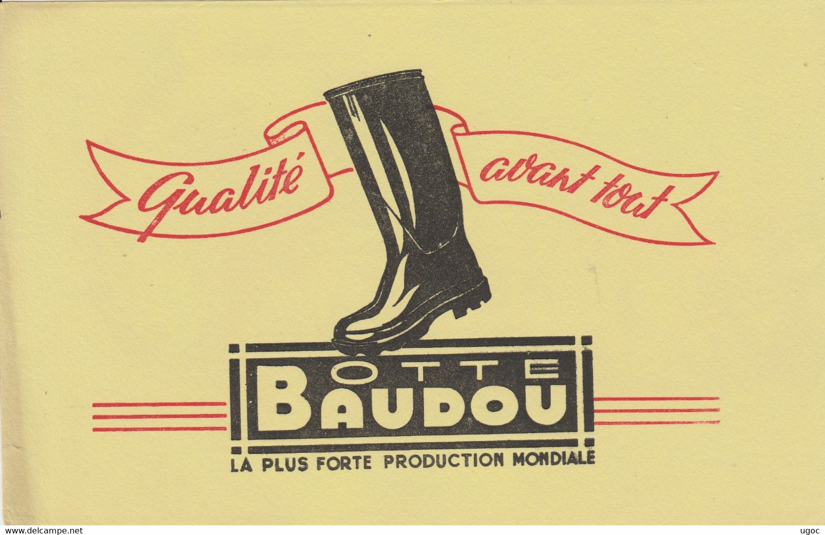 BUVARD  CHAUSSURE  BAUDOU - 131 - Scarpe