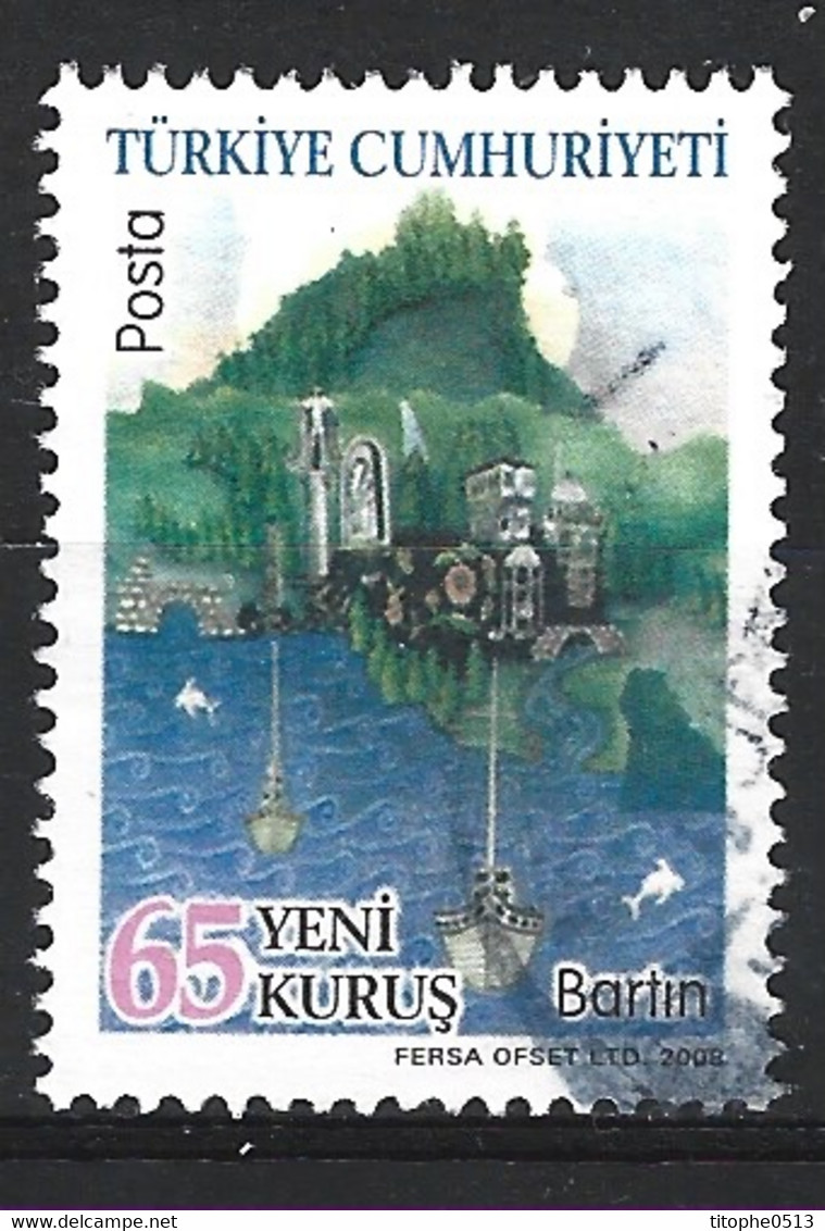 TURQUIE. Timbre Oblitéré De 2008. Bartin. - Used Stamps
