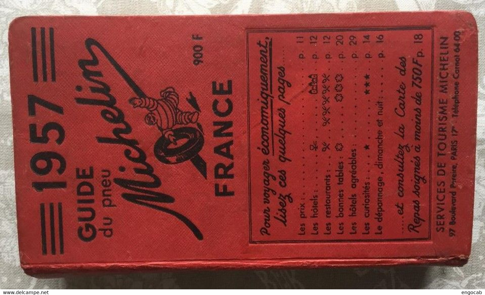 Guide Michelin 1957 E - Michelin (guides)