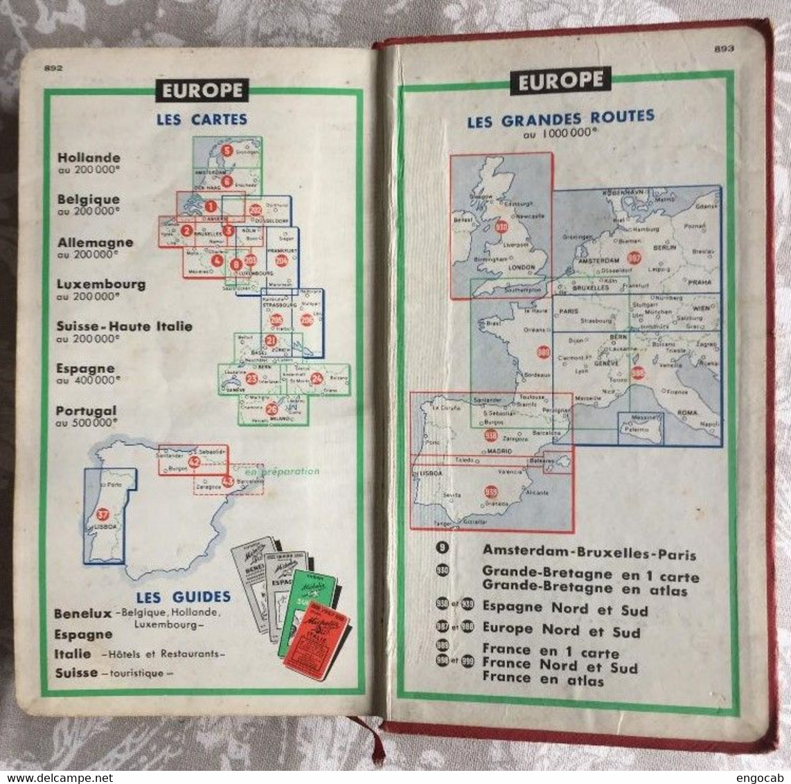 Guide Michelin 1957 E - Michelin-Führer