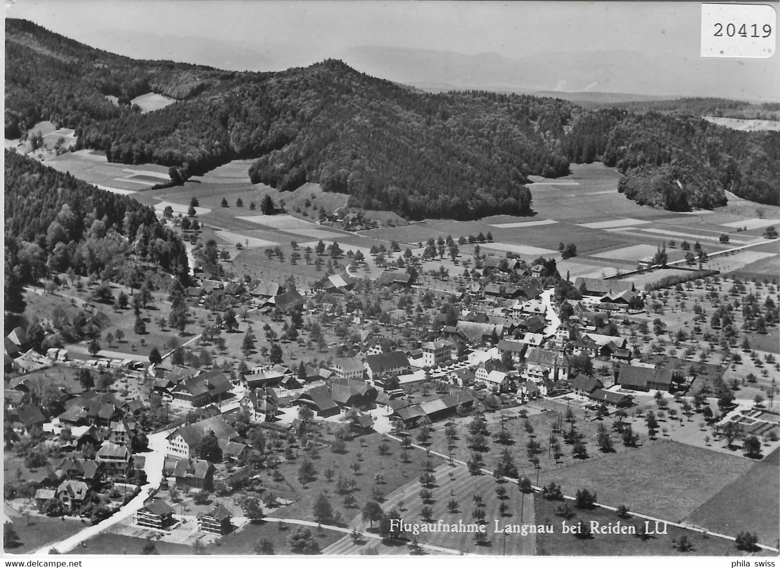 Flugaufnahme Langnau Bei Reiden LU - Reiden