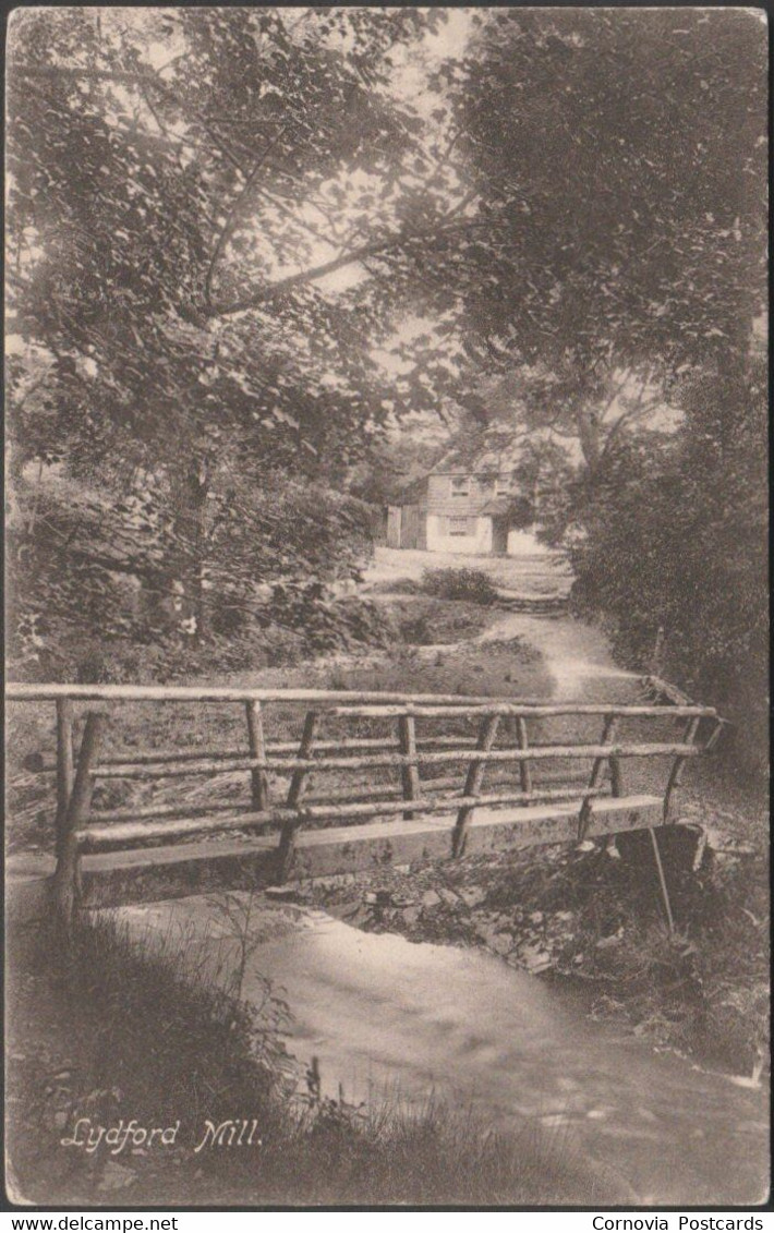 Lydford Mill, Dartmoor, Devon, 1909 - Frith's Postcard - Dartmoor