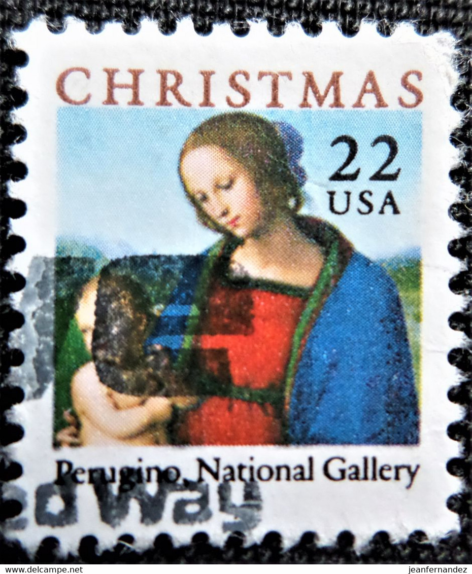 Timbres Des Etats-Unis 1986 Christmas Stamp Stampworld N° 2009 - Usados