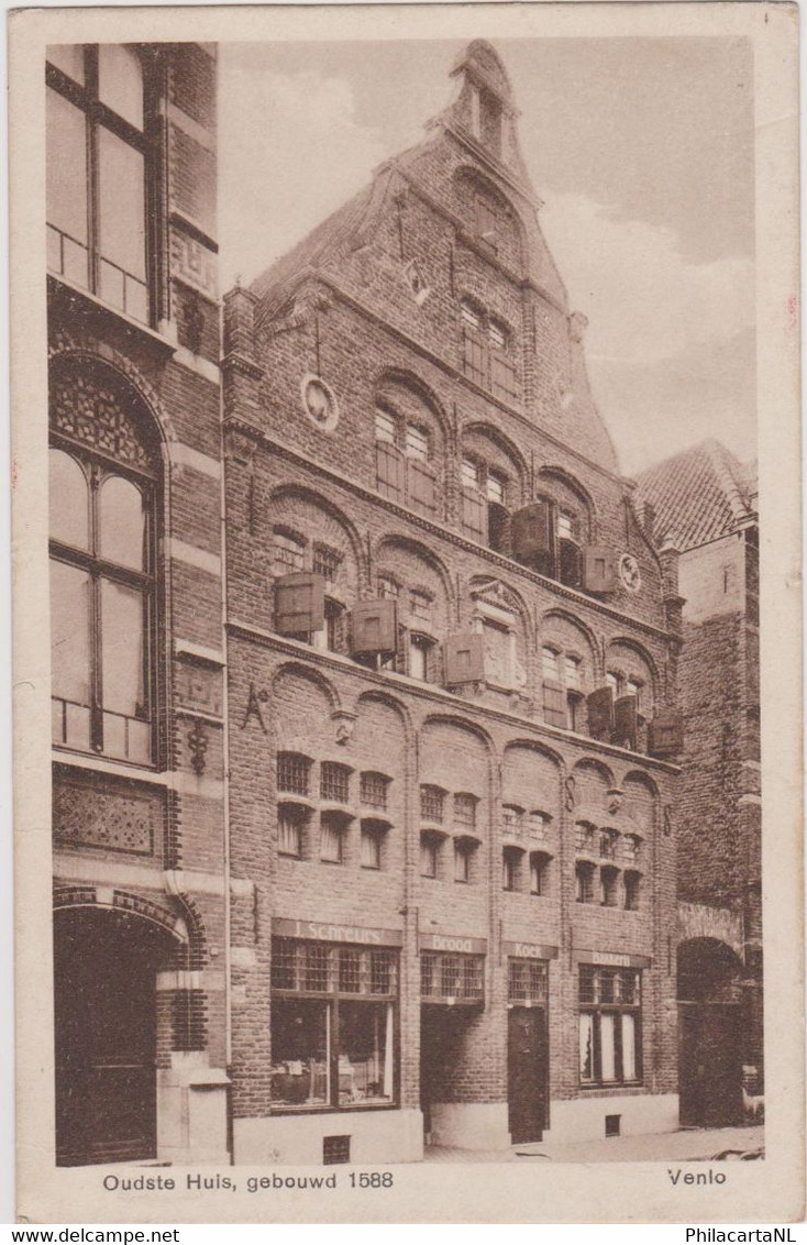 Venlo - Oudste Huis Gebouwd 1588 J. Schreurs Brood Koek Bakkerij - Venlo