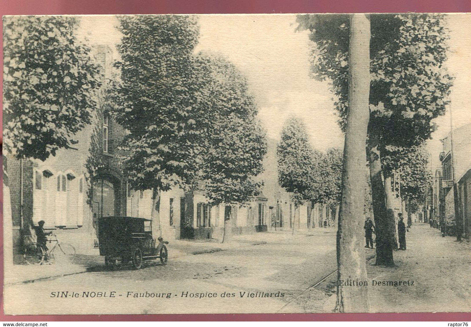 CPA Neuve 59 SIN LE NOBLE Faubourg Hospice De Vieillards - Sin Le Noble