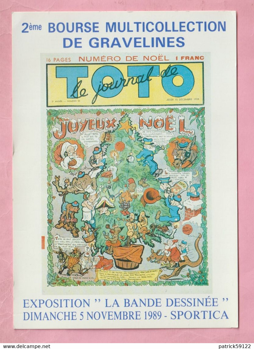 59 - NORD - CARTE SOUVENIR - MULTICOLLECTION 1989 SPORTICA GRAVELINES Près DUNKERQUE - LE JOURNAL DE TOTO ! - Gravelines