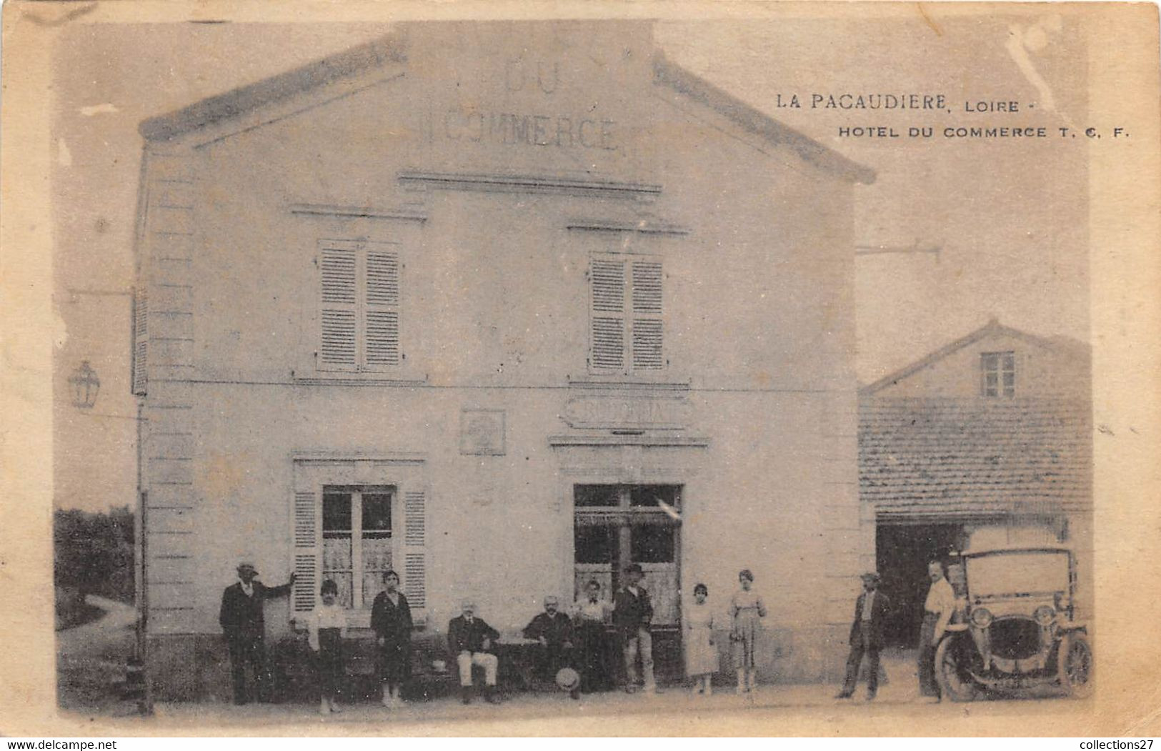42-LA-PACAUDIERE- HÔTEL DU COMMERCE - La Pacaudiere