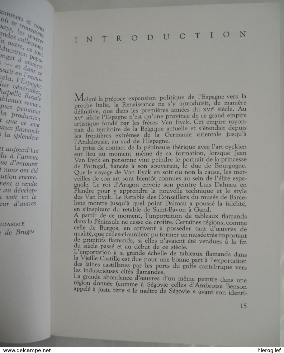 L'ART FLAMAND DANS LES COLLECTIONS ESPAGNOLES Expo Groeninge Brugge 1958 Cataloog - Arte