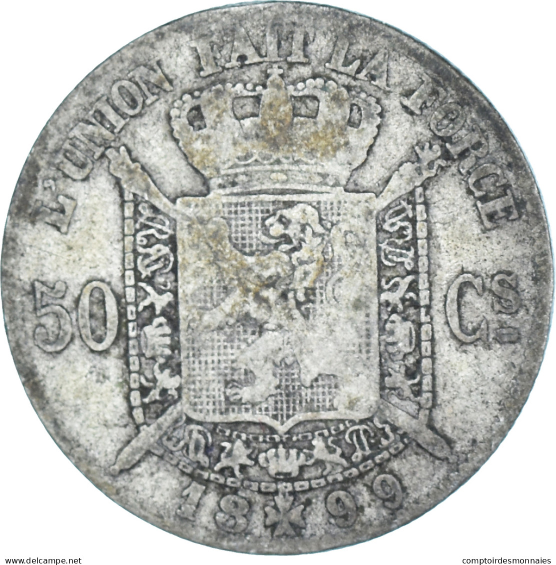 Monnaie, Belgique, 50 Centimes, 1899 - 50 Cent