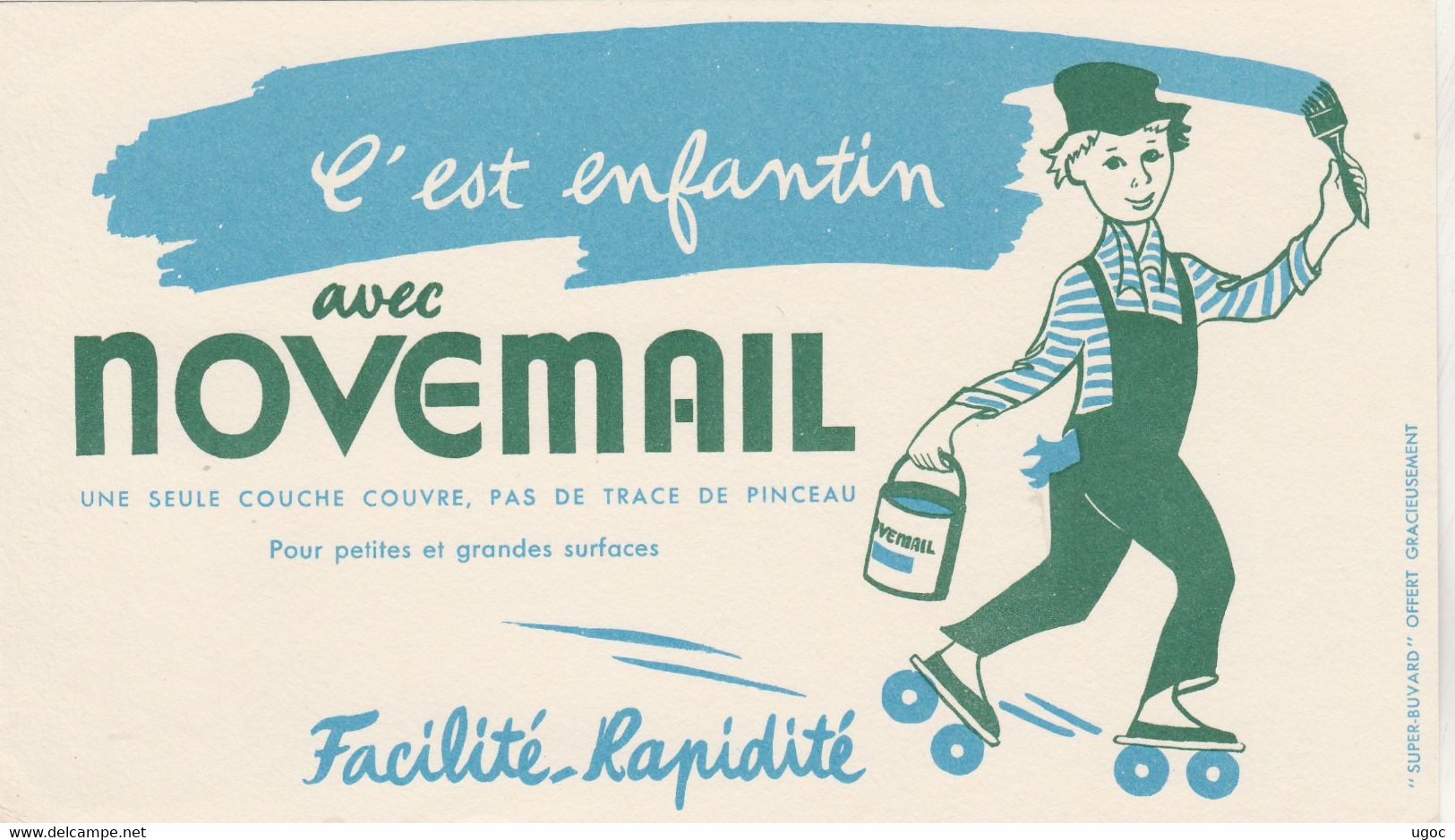 BUVARD Peinture NOVEMAIL - 156 - Peintures