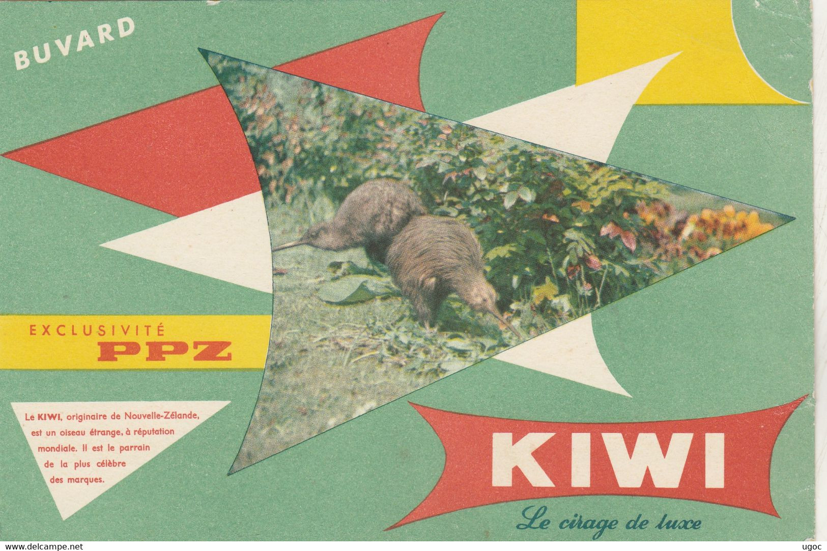 BUVARD Cirage Encaustique  KIWI - 158 - Chaussures