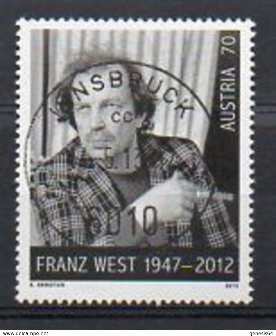Austria 2013 - 1st Anniversary Of The Death Of Franz West (1947-2012) - Cancelled (1ASM02102) - Oblitérés