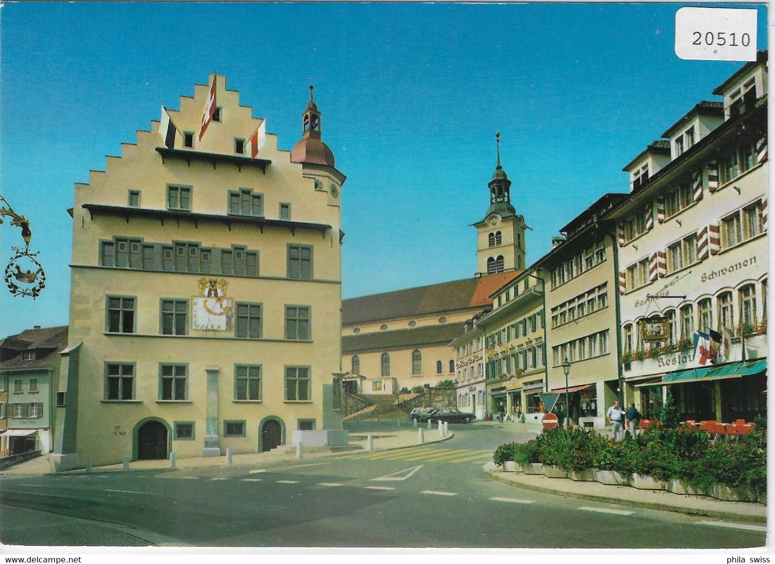 Sursee - Stadtpartie Mit Rathaus Und Pfarrkirche - Sursee