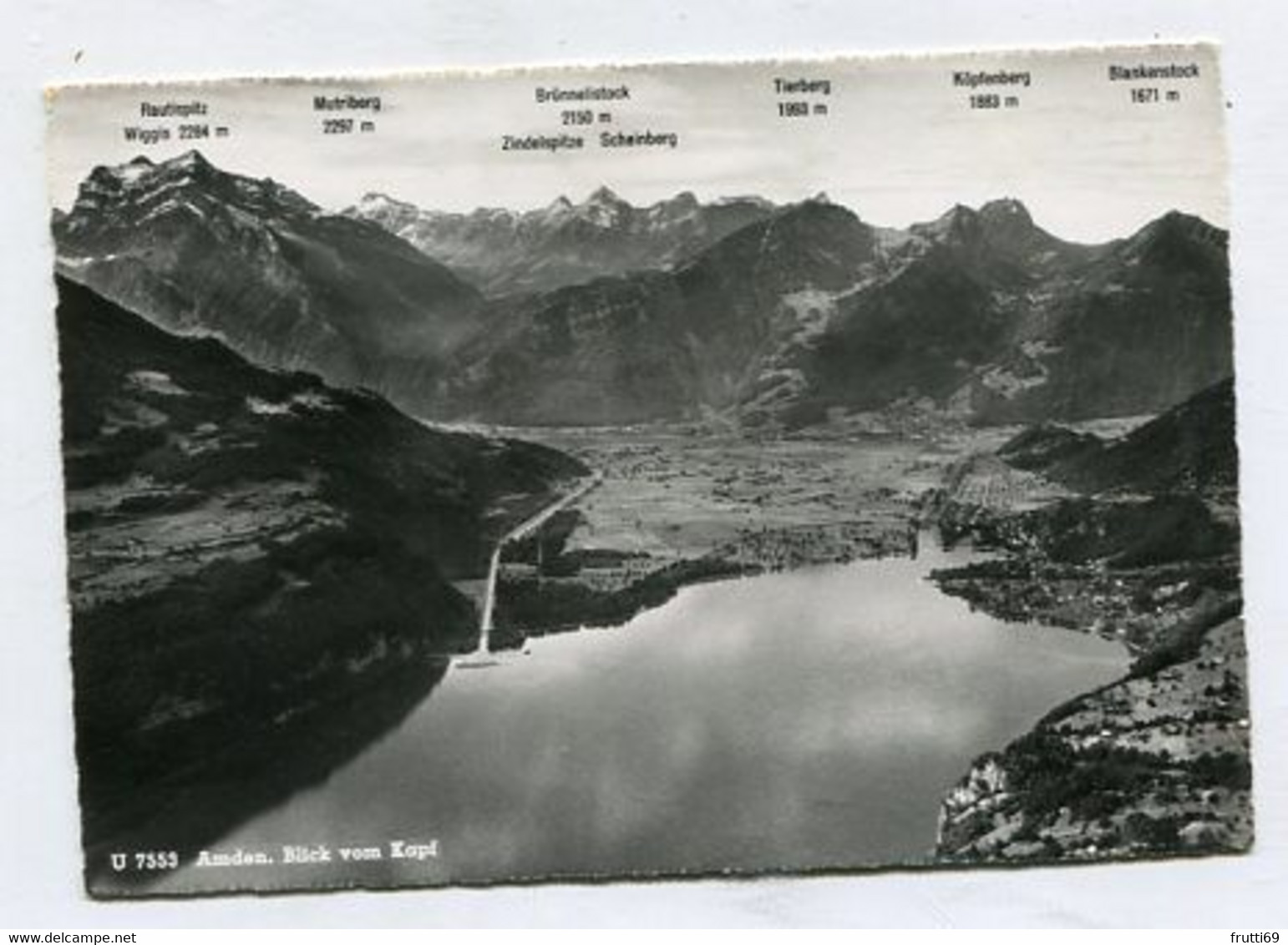 AK 079590 SWITZERLAND - Amden - Blick Vom Kopf - Amden