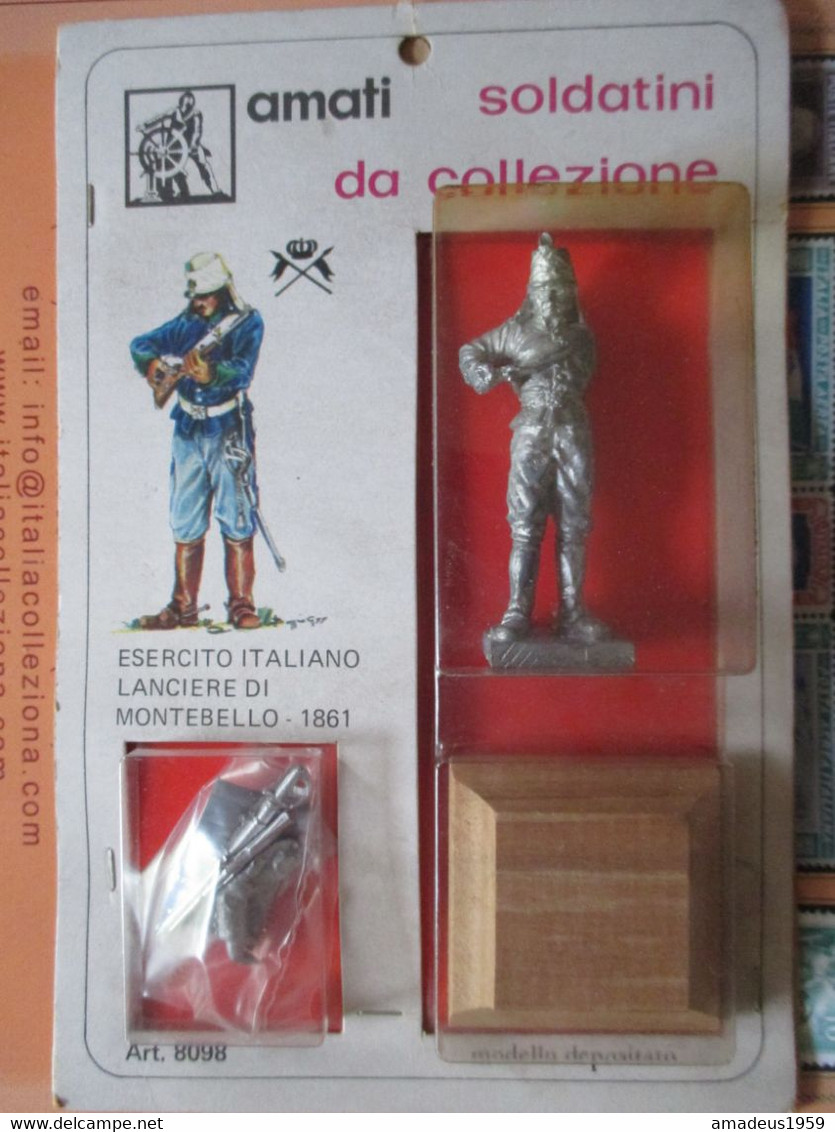 Soldatini Amati In Piombo 54 Mm Da Dipingere - Small Figures