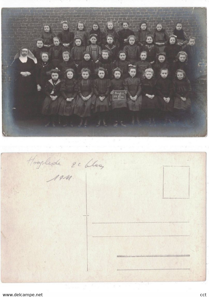 Hooglede  FOTOKAART   2de Klas 1911 - Hooglede