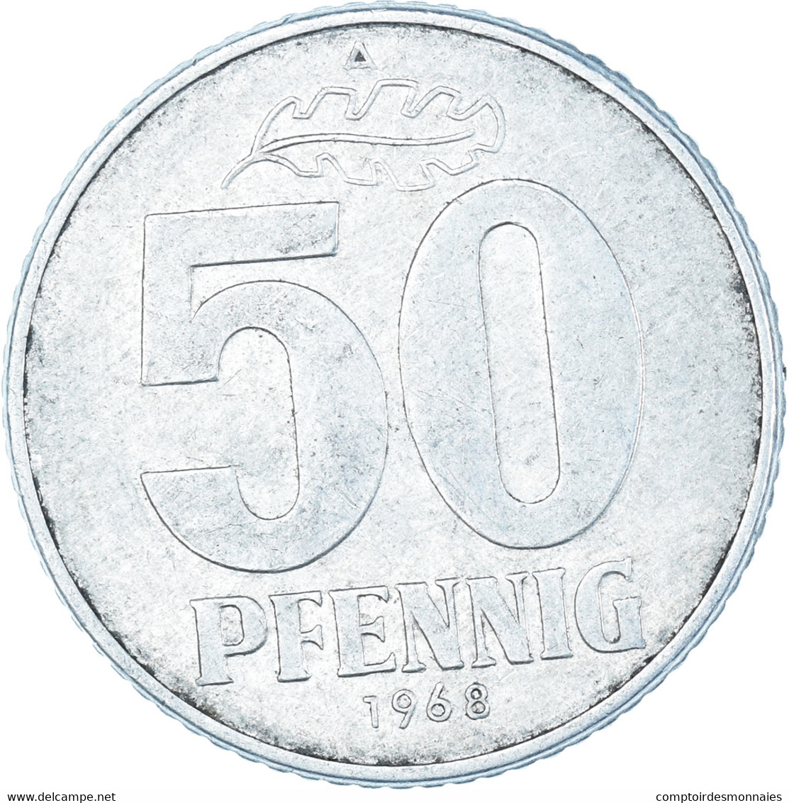 Monnaie, République Démocratique Allemande, 50 Pfennig, 1968 - 50 Pfennig