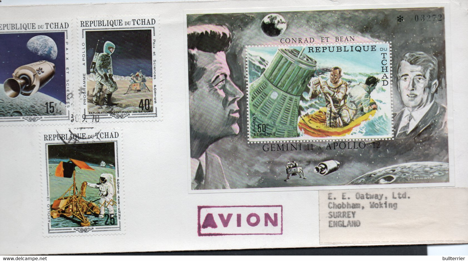 SPACE - CHAD - 1970 - KENNEDY / SPACE  SET FO 3 + S/SHEET ON ILLUSTRATED FDC - Afrique