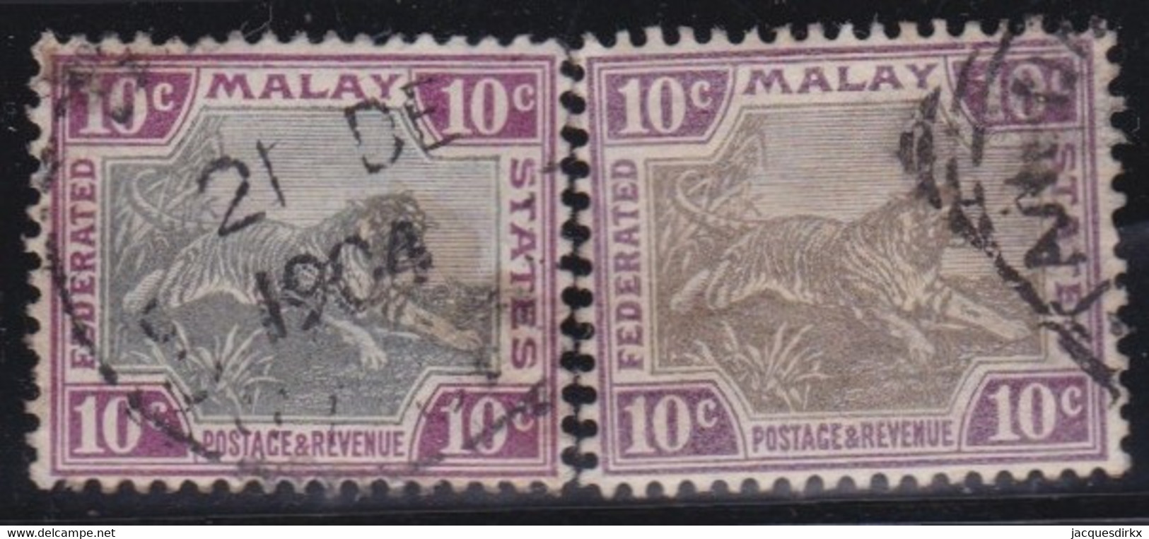 Malya  .      SG  .  20/20a  (2 Scans)       ,     O      .       Cancelled - Malaya (British Military Administration)