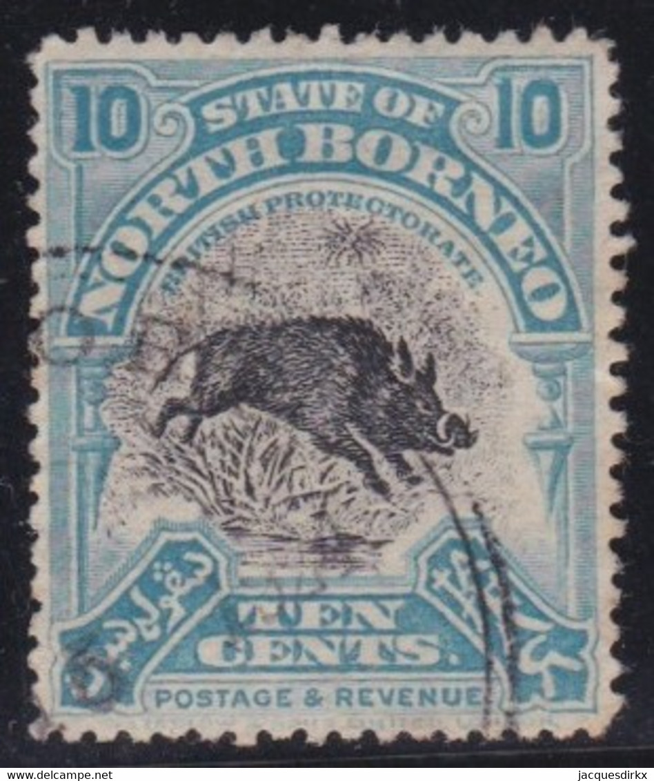 North Borneo      .      SG  .    170     ,      O       .    Cancelled - Noord Borneo (...-1963)