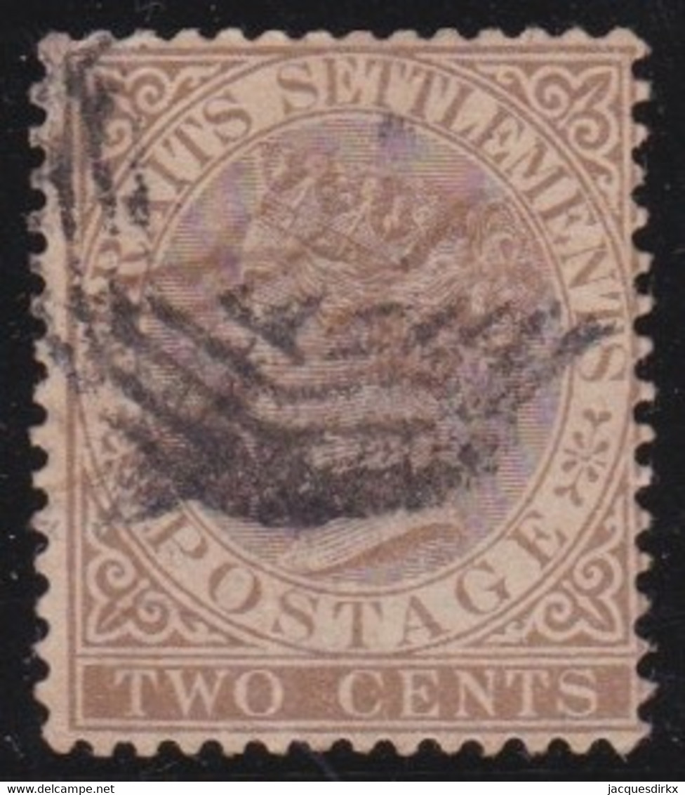 Straits  Settlements      .      SG  .   11       ,    O    .       Cancelled - Straits Settlements