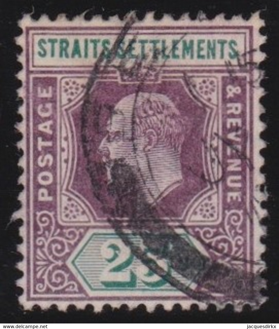 Straits  Settlements      .      SG  .    116      .     O       .    Cancelled - Straits Settlements