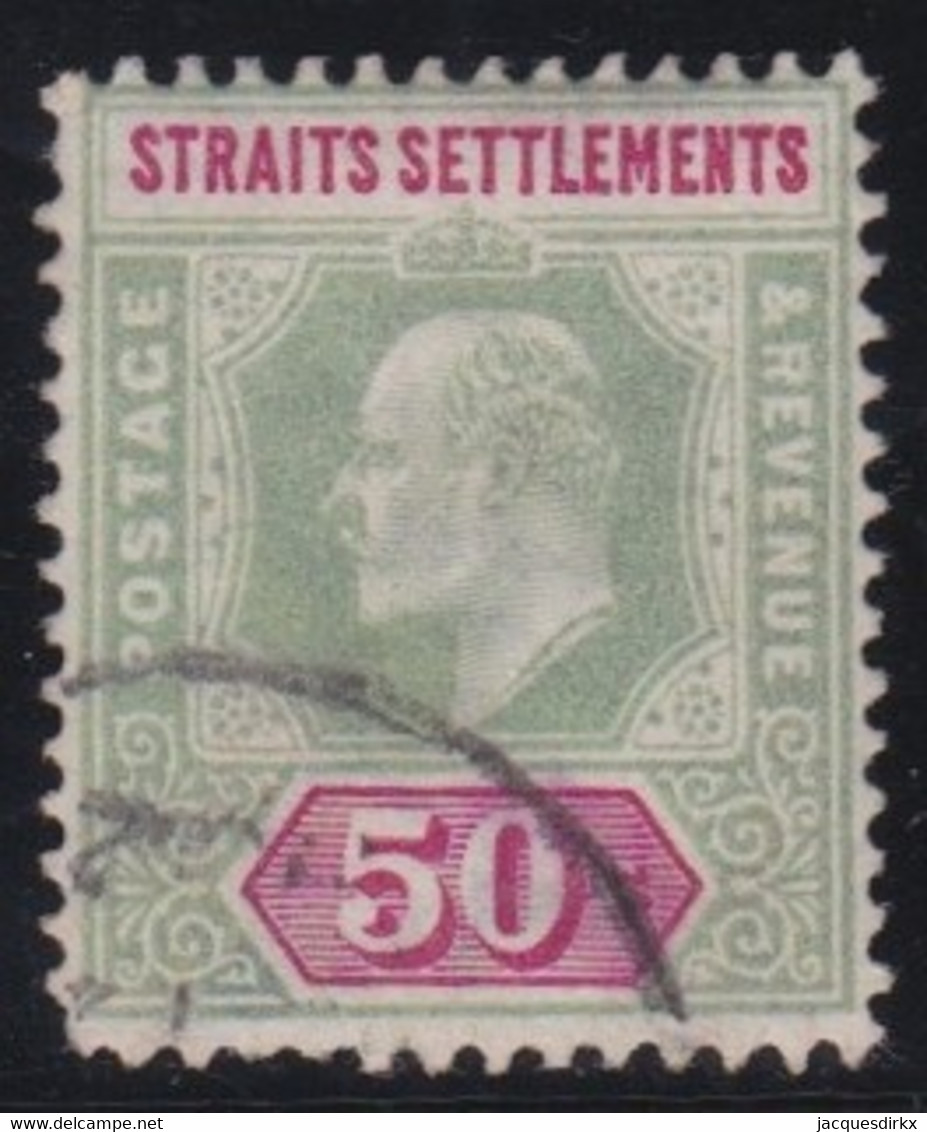Straits  Settlements      .      SG  .    118a        .   O          .   Cancelled - Straits Settlements