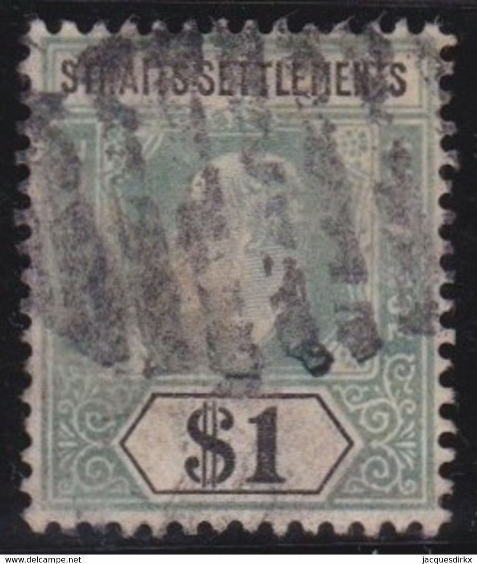 Straits  Settlements      .      SG  .    119   (2 Scans)       .   O          .  Cancelled - Straits Settlements