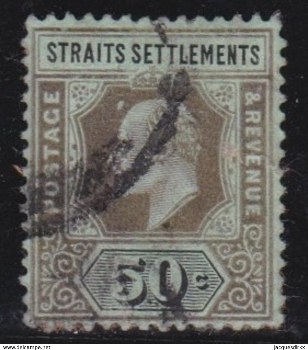 Straits  Settlements      .      SG  .    164        .  O          .     Cancelled - Straits Settlements