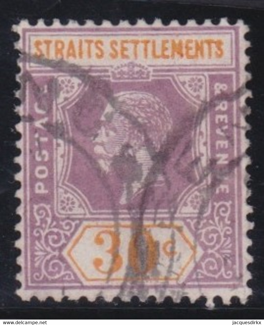 Straits  Settlements      .      SG  .    207        .  O          .     Cancelled - Straits Settlements