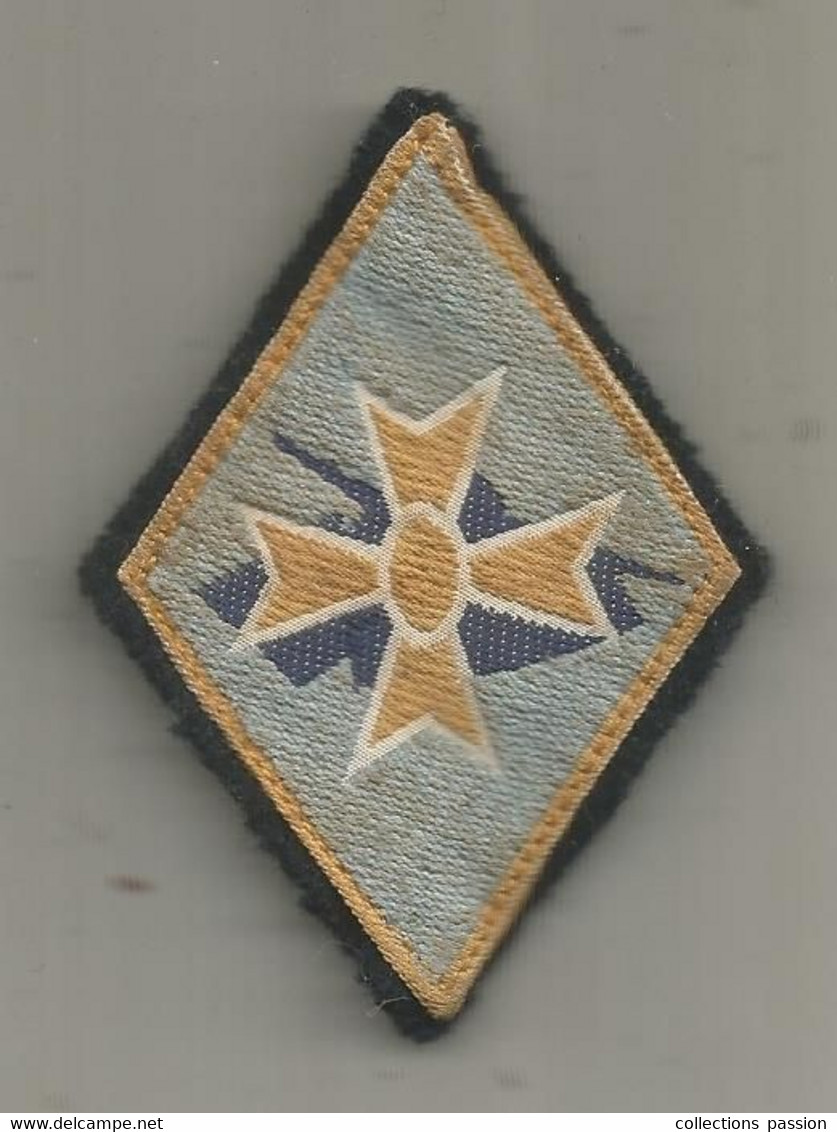 écusson Tissu  , Militaria , Croix De St Louis, 1 ére DB , 2 Scans - Stoffabzeichen