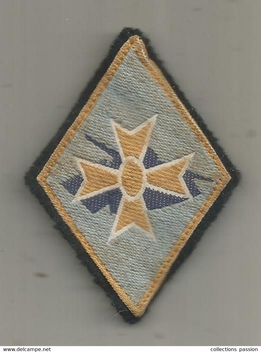 écusson Tissu  , Militaria , Croix De St Louis, 1 ére DB , 2 Scans - Patches