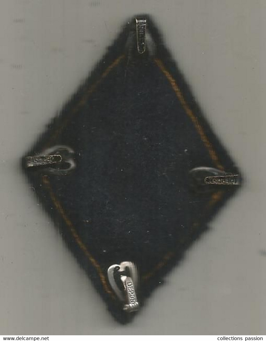 écusson Tissu  , Militaria , Croix De St Louis, 1 ére DB , 2 Scans - Blazoenen (textiel)