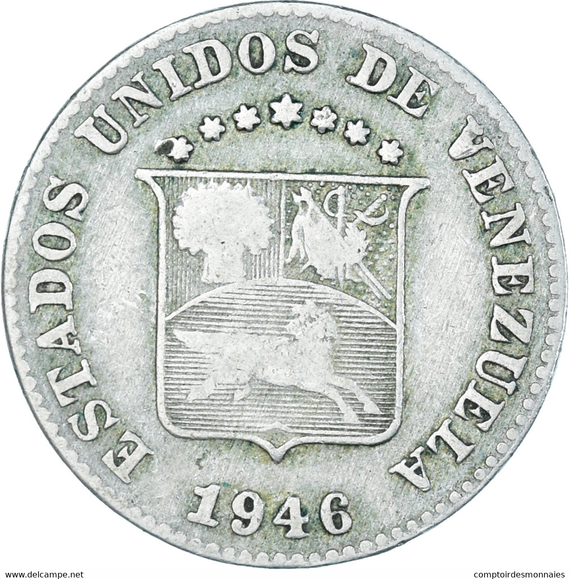 Monnaie, Venezuela, 5 Centimos, 1946 - Venezuela