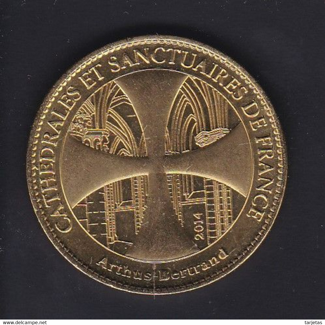 MONEDA DE SAINTE ODILE DEL AÑO 2014 - PATRONNE DE L'ALSACE - CATHEDRALES DE FRANCE - 2014