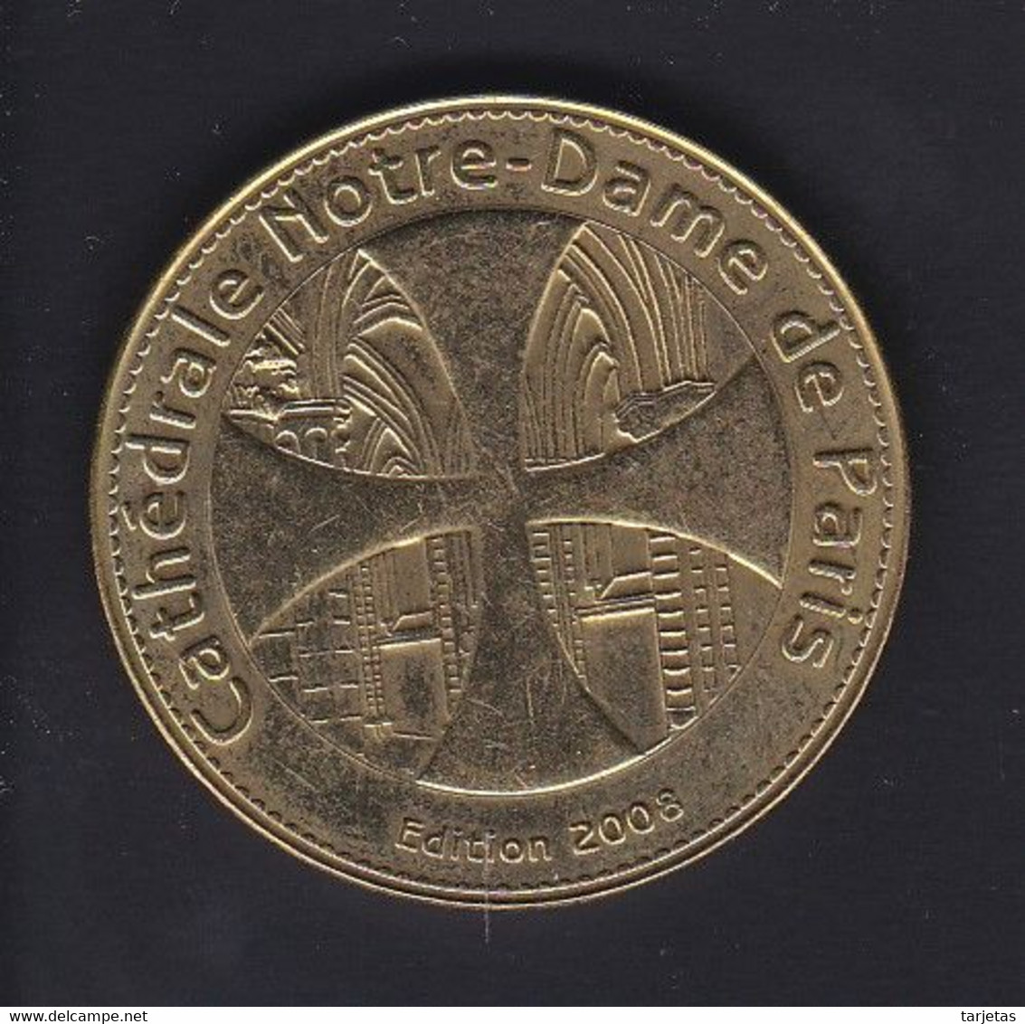 MONEDA DE NOTRE DAME DE PARIS DEL AÑO 2008 - CATHEDRALES DE FRANCE - 2008