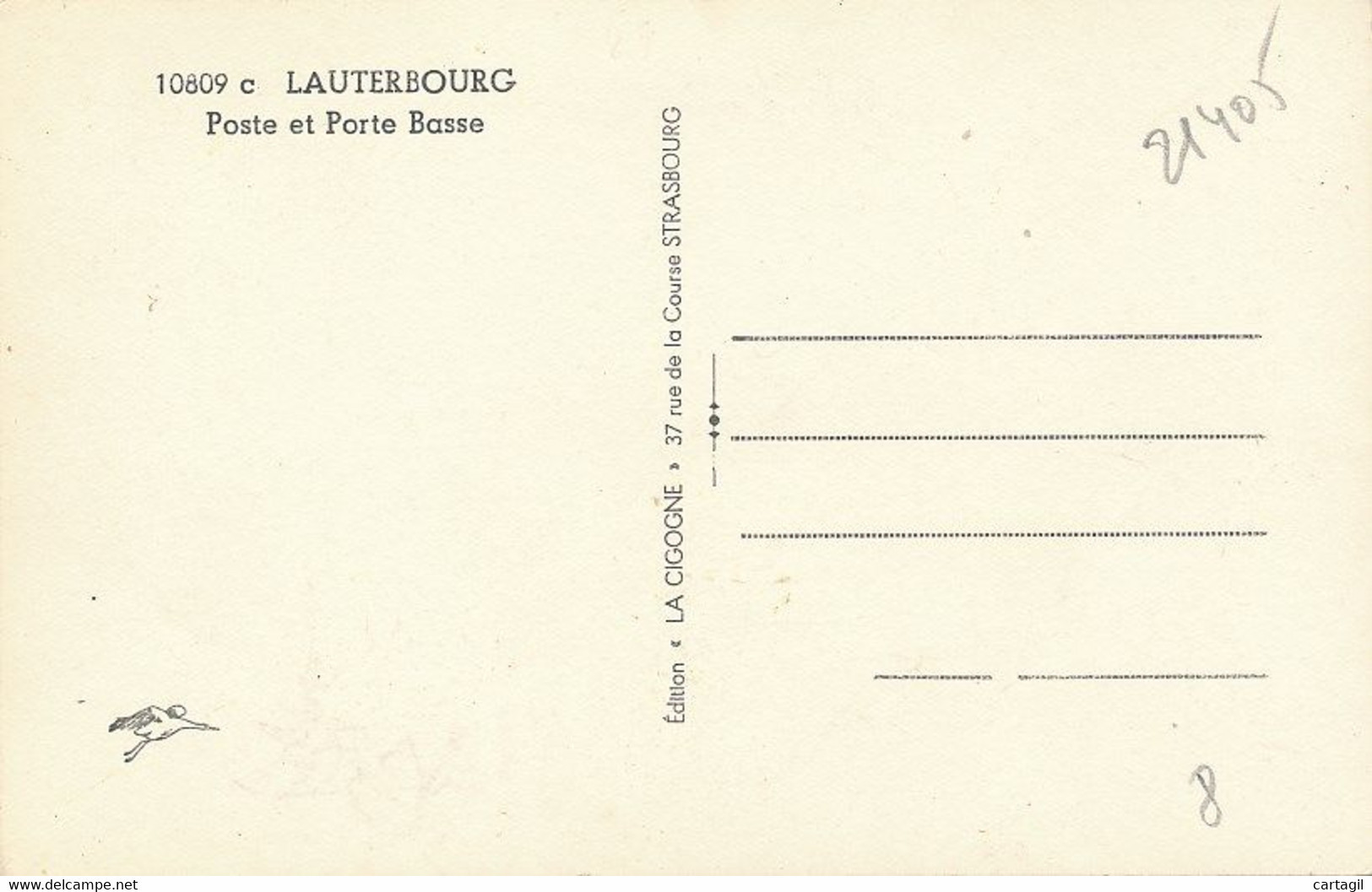 CPA - 21405- 67 - Lauterbourg - Poste Et Porte Basse -Envoi Gratuit - Lauterbourg