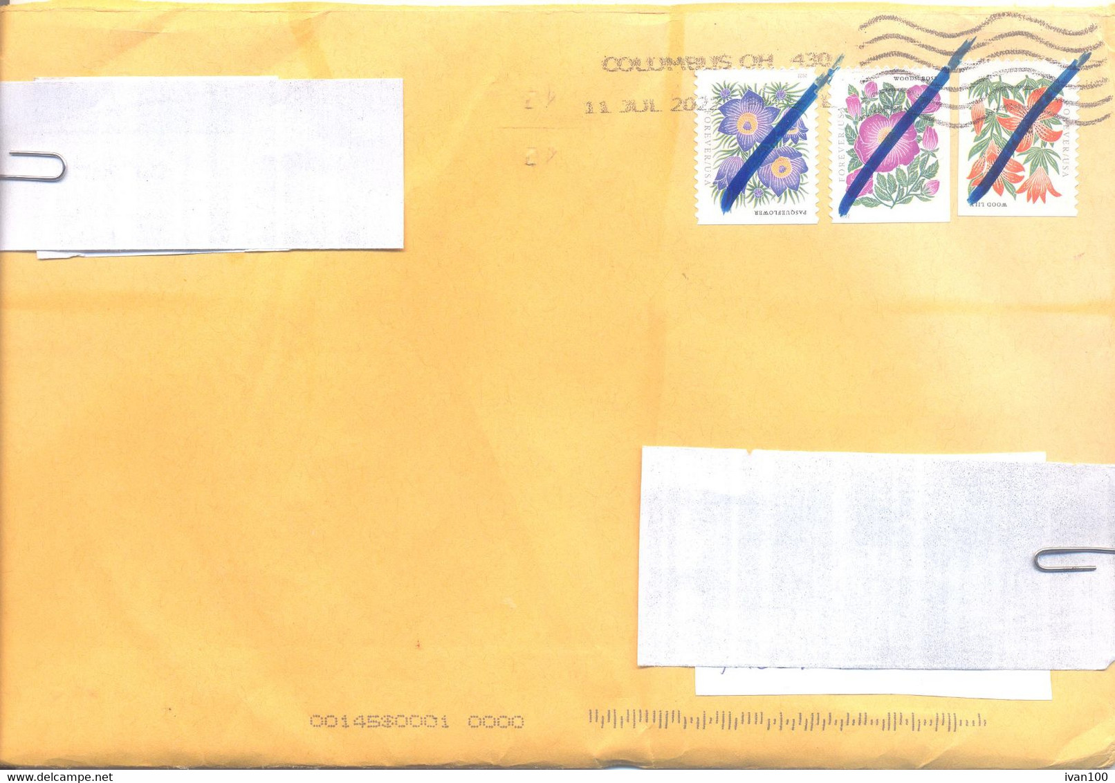 2022.USA, The Letter Sent By Ordinary Post To Moldova - Storia Postale