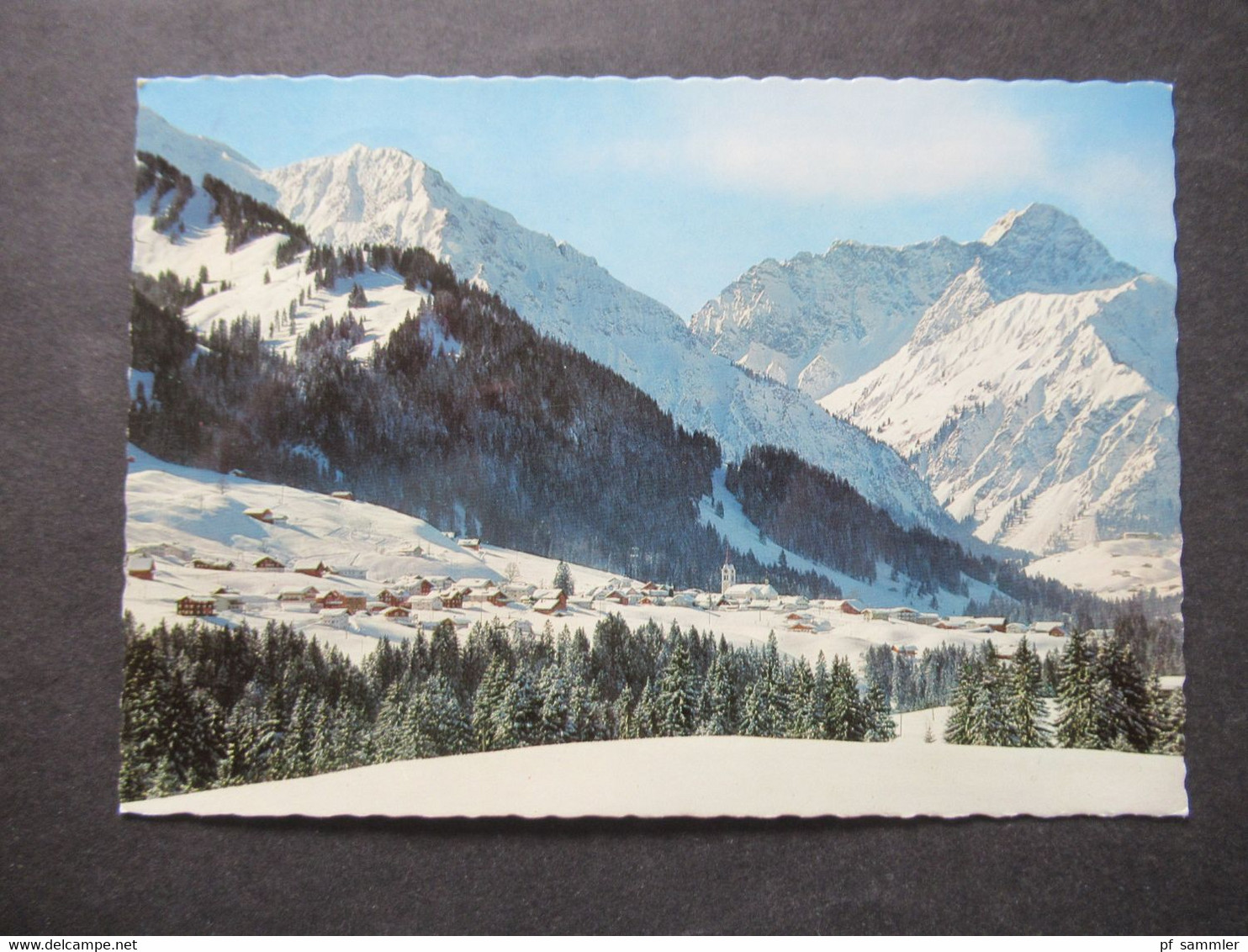 Österreich 1978 AK Wintersportplatz Riezlern Stempel Sondertarif Kleinwalsertal - Covers & Documents