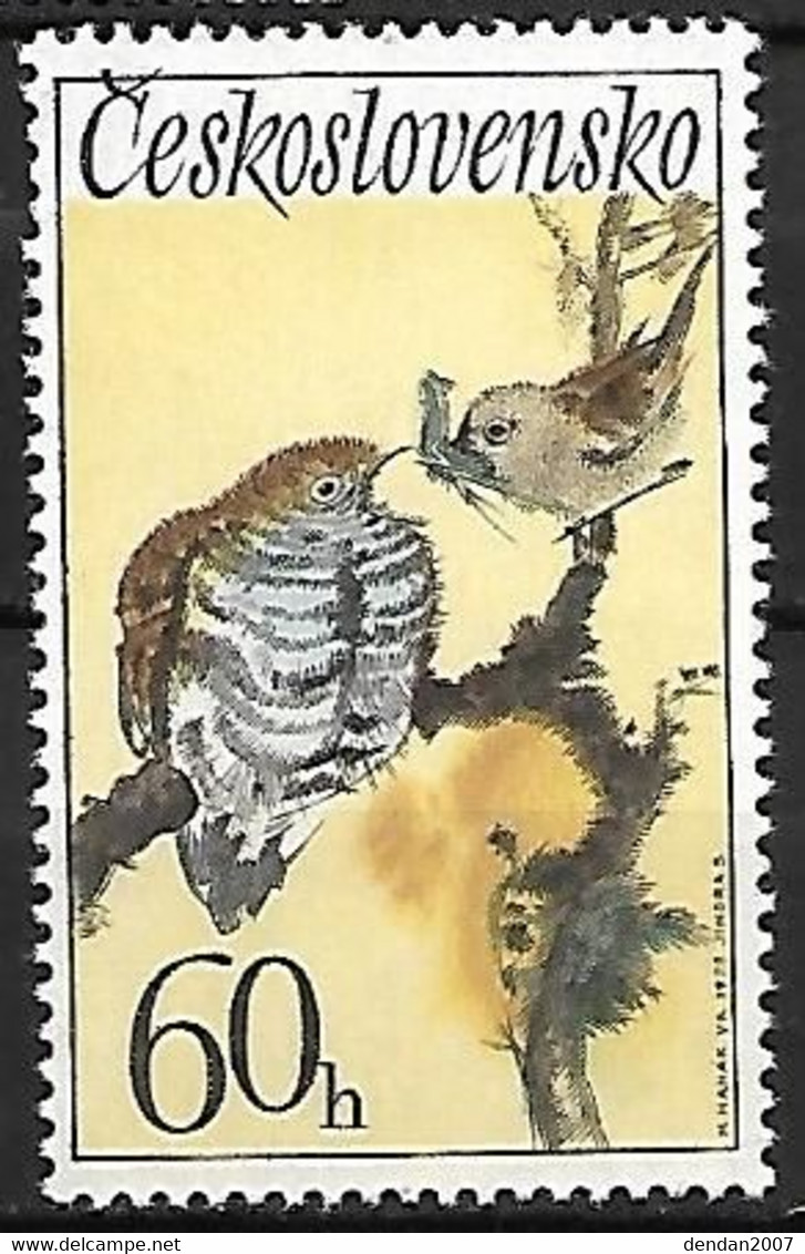 Czechoslovakia - MNH ** 1972 :  Common Cuckoo  -  Cuculus Canorus - Cuckoos & Turacos