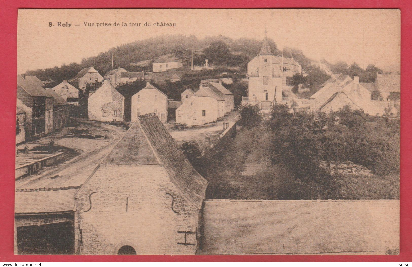 Roly - Vue ( Du Village ) Prise De La Tour Du Château ( Voir Verso ) - Philippeville