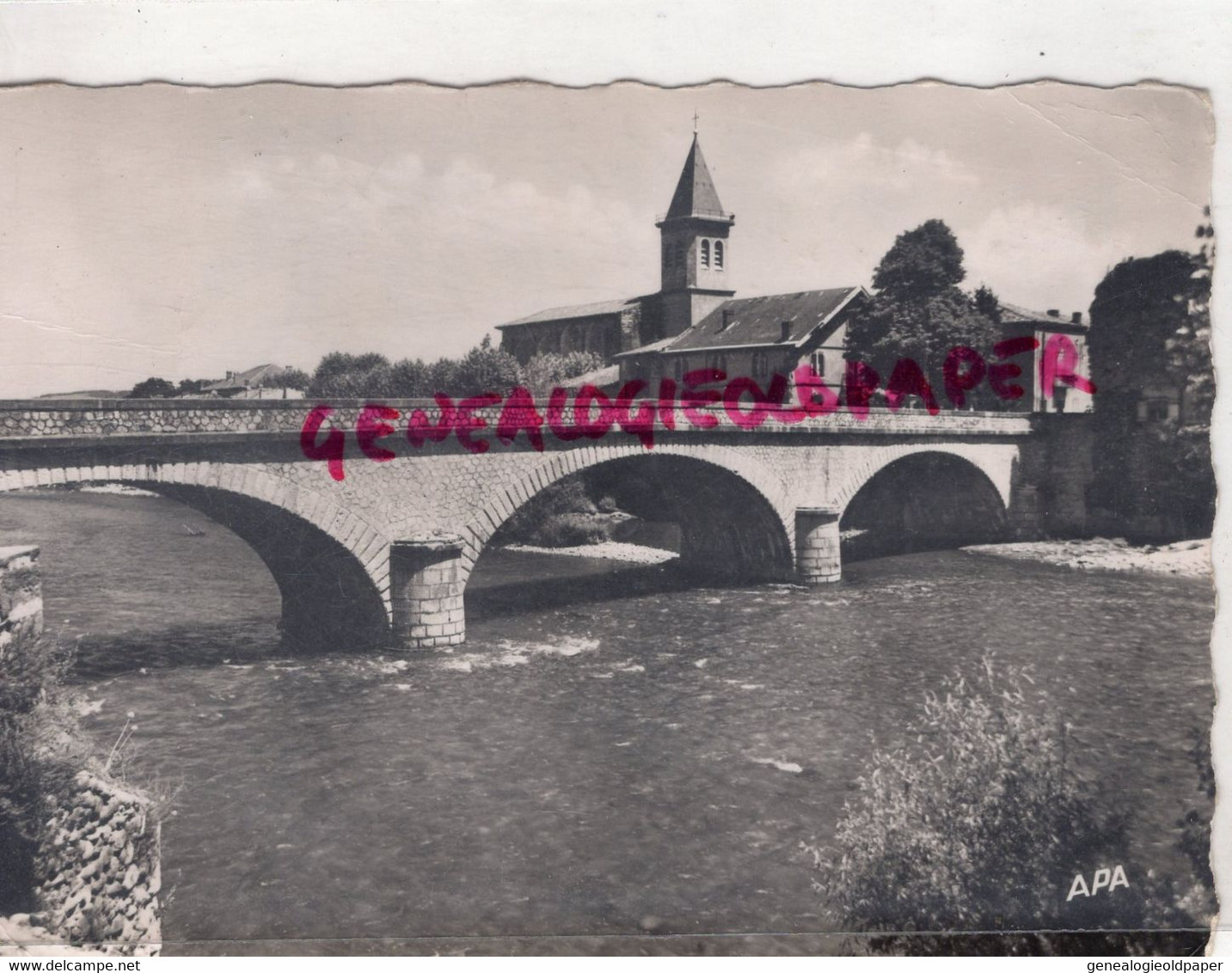 09- VARILHES- L' ARIEGE ET LE PONT  1958 - Varilhes