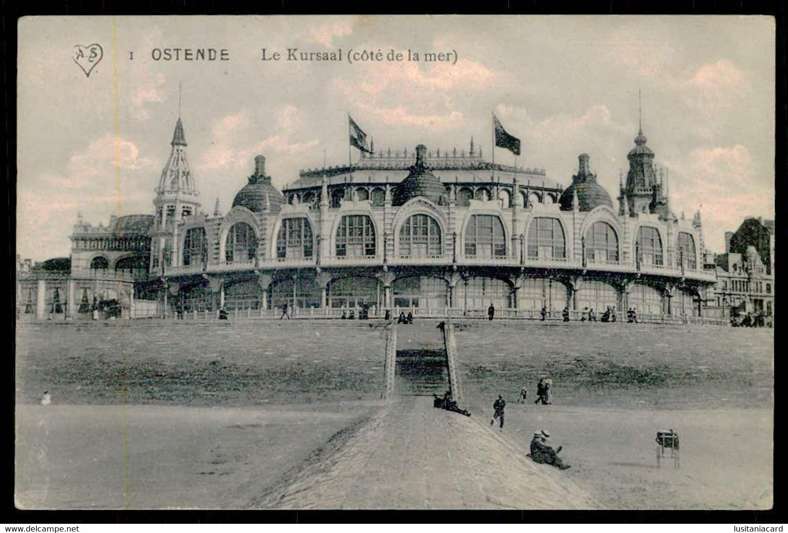 BELGIUM - OSTENDE - Le Kursaal(côte De La Mer) ( Ed. A. Scheers à Forest Nº 1) Carte Postale - Casinos
