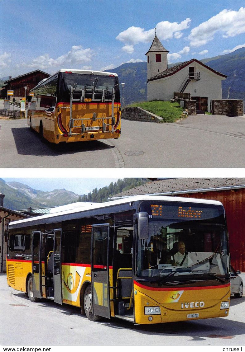 Wergenstein  GR Postauto H  2 Bild   Limitierte Auflage! - Casti-Wergenstein