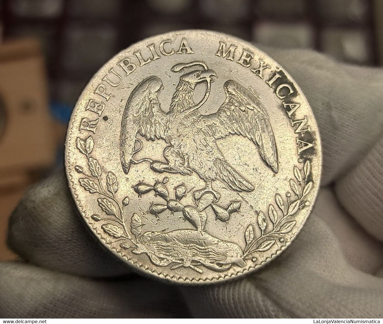 México 8 Reales 1893 Durango Km 377.4 Plata - Mexique