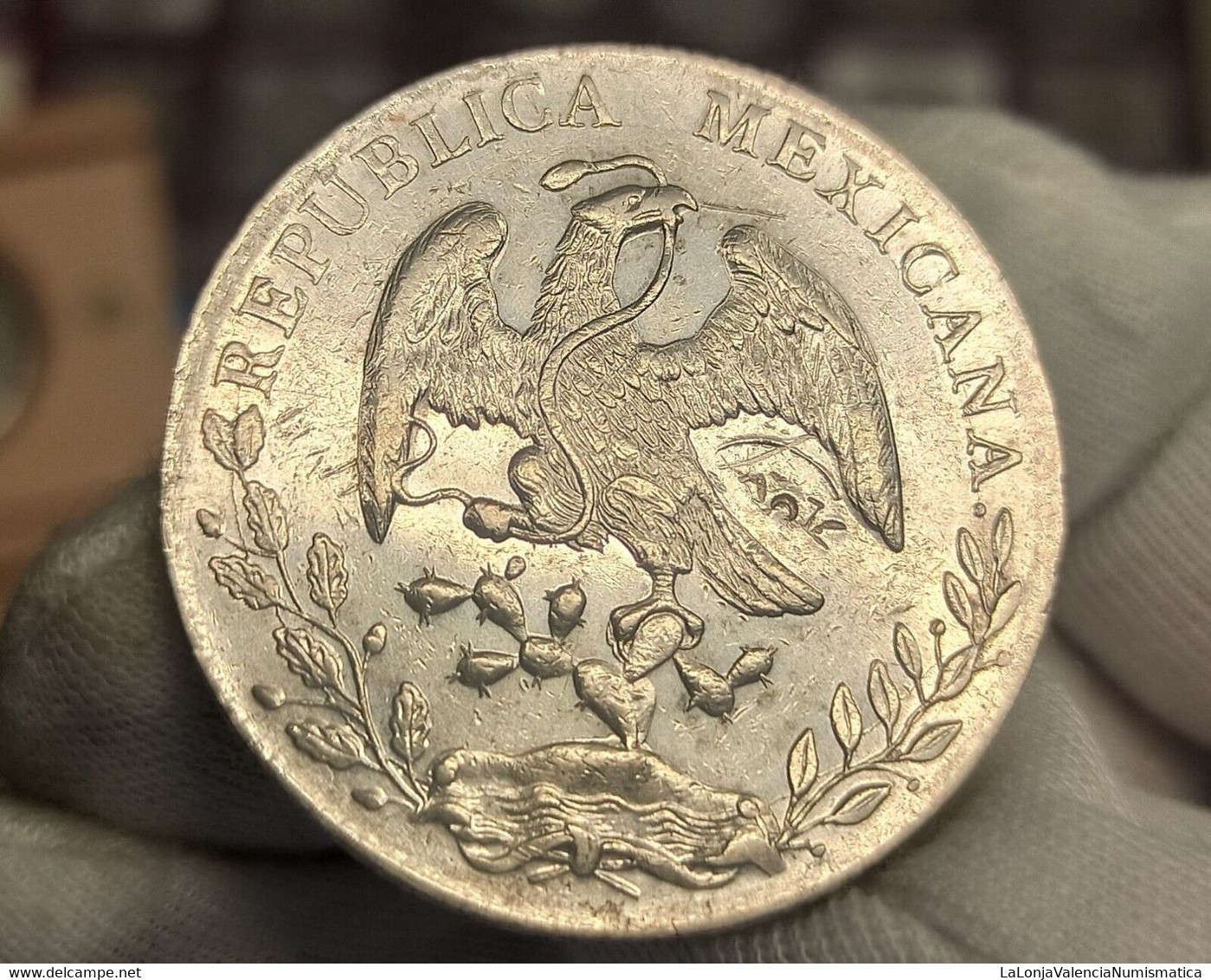 México 8 Reales 1895 Mexico City Km 377.10 Plata - Mexique